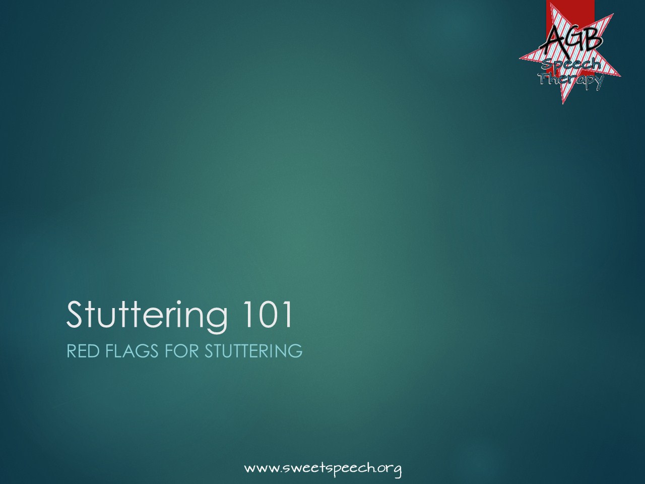 Red Flags for Stuttering